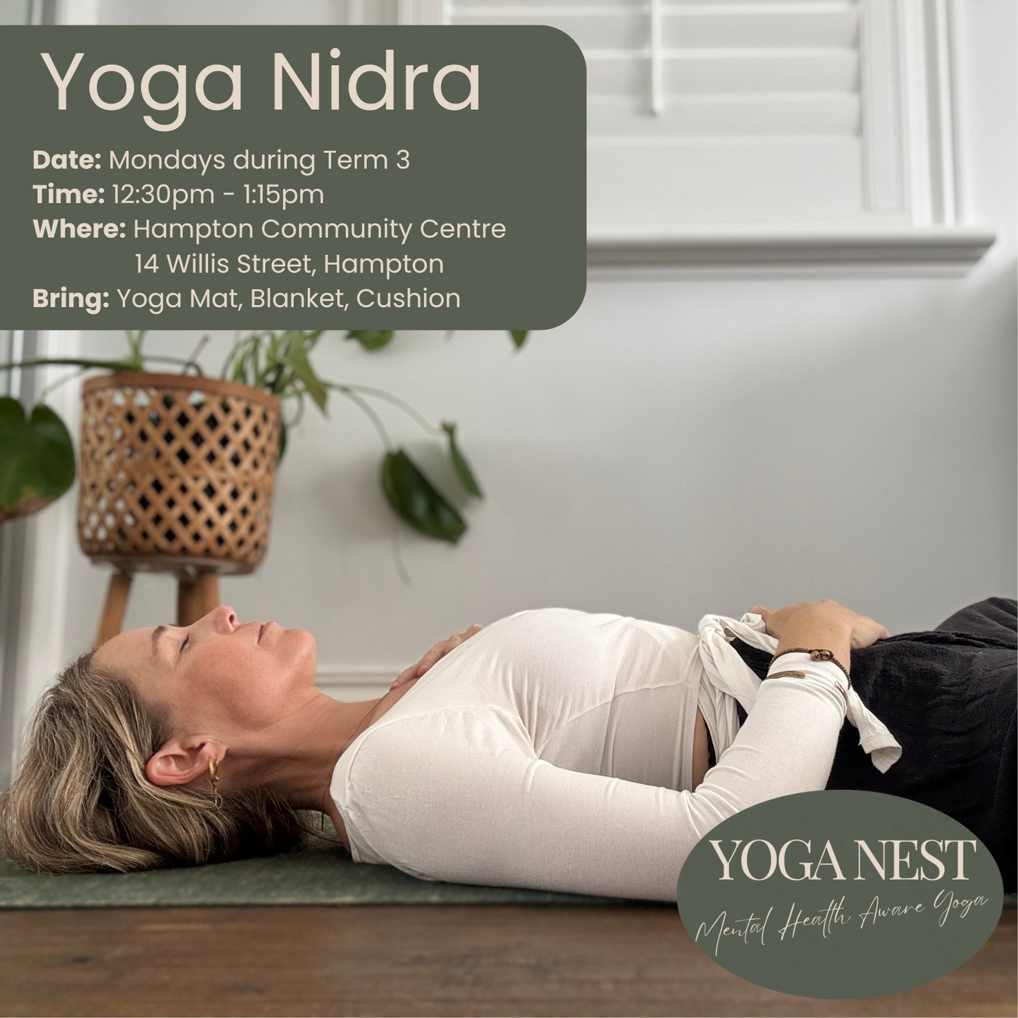 Yoga Nidra - Community Lunchtime Sessions