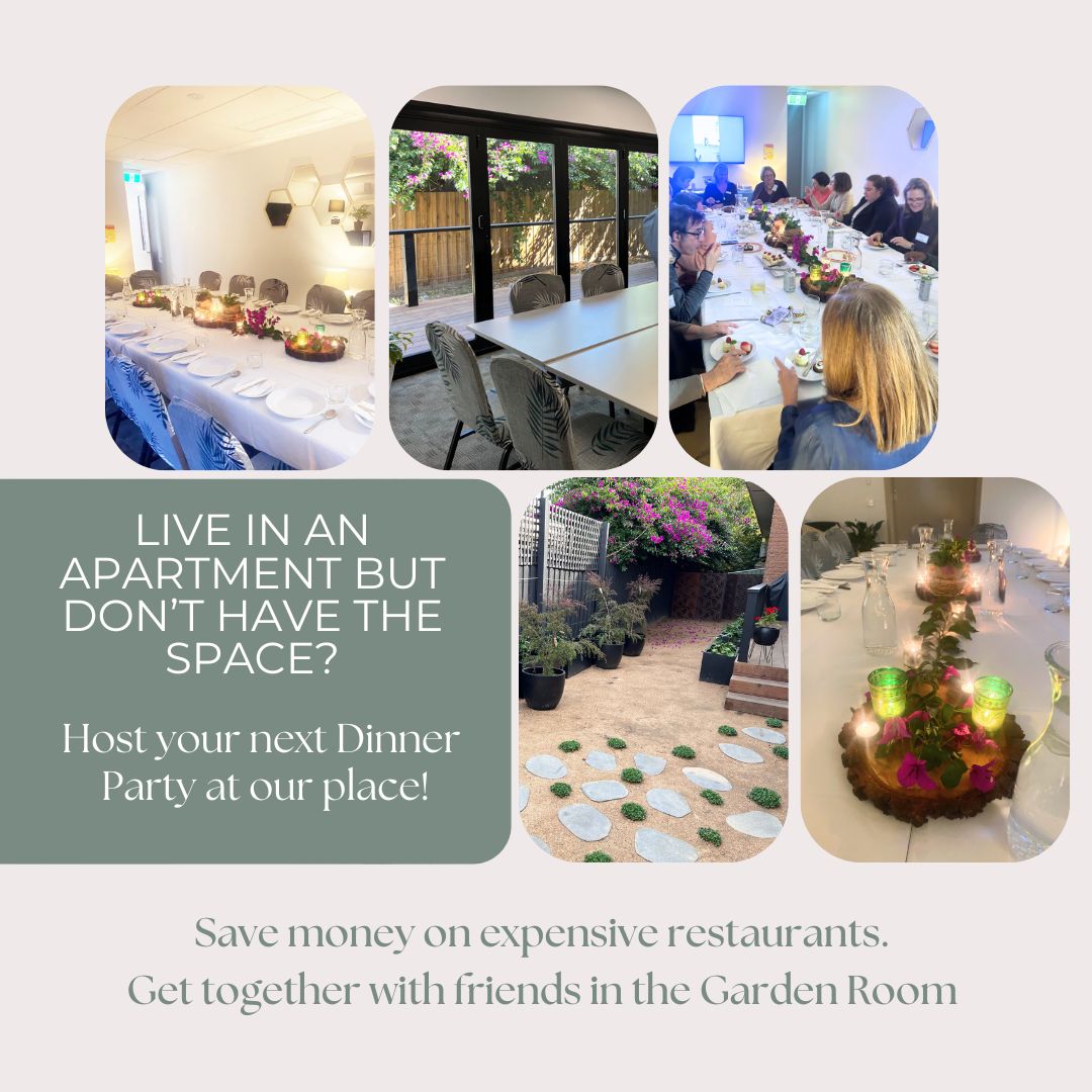 Limited space? Host a Dinner Party at Our Place