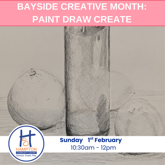 Bayside Creatives Month: Paint Draw Create