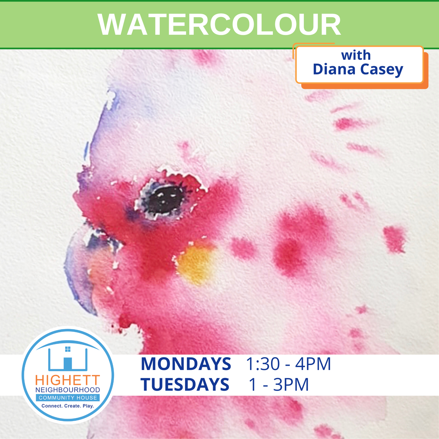 Watercolour with Diana